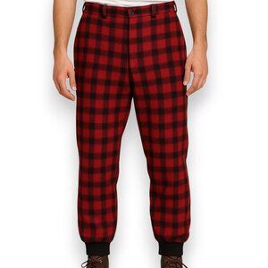 Vintage WOOLRICH Buffalo Plaid Mackinaw Wool Outdoor Pants